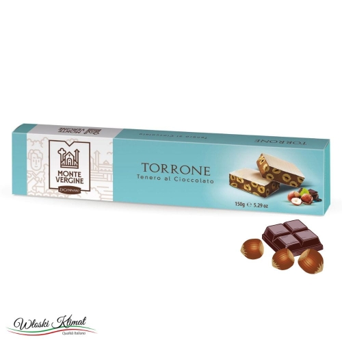 Torrone czekoladowy z orzechami laskowymi Di Gennaro 150g Ean 8023492000084