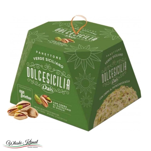 Babka Panettone z kremem pistacjowym Pistacchio Siciliano Dais 800g Ean: 8004920002252
