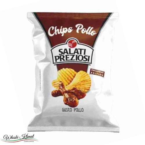 Chipsy o smaku kurczaka Pollo Salati Preziosi 110g