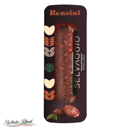 Kiełbasa Salami długodojrzewająca z Dzika Cinghiale Selvaggio RENZINI 180g