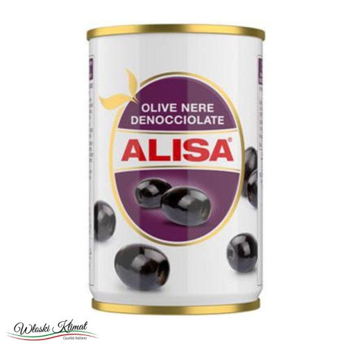 Oliwki czarne bez pestki ALISA 290g Ean: 8000935405156