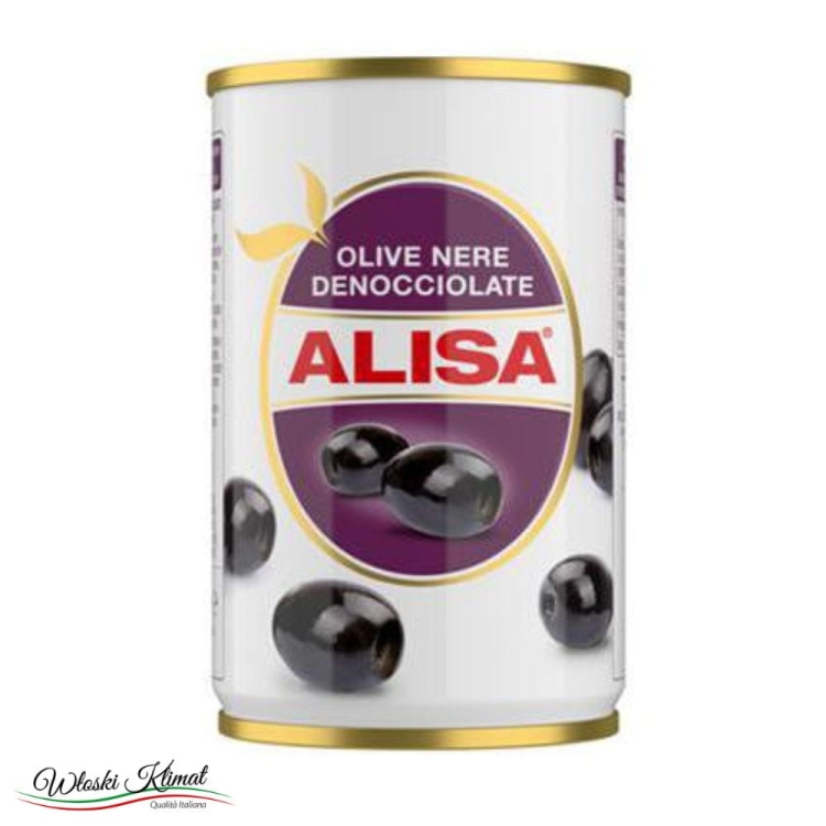 Oliwki czarne bez pestki ALISA 290g Ean: 8000935405156