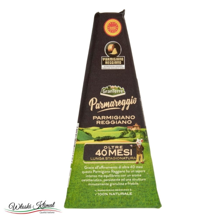 Ser w kawałku 40 msc Parmigiamo Reggiano Parmareggio 200g 8010721988336