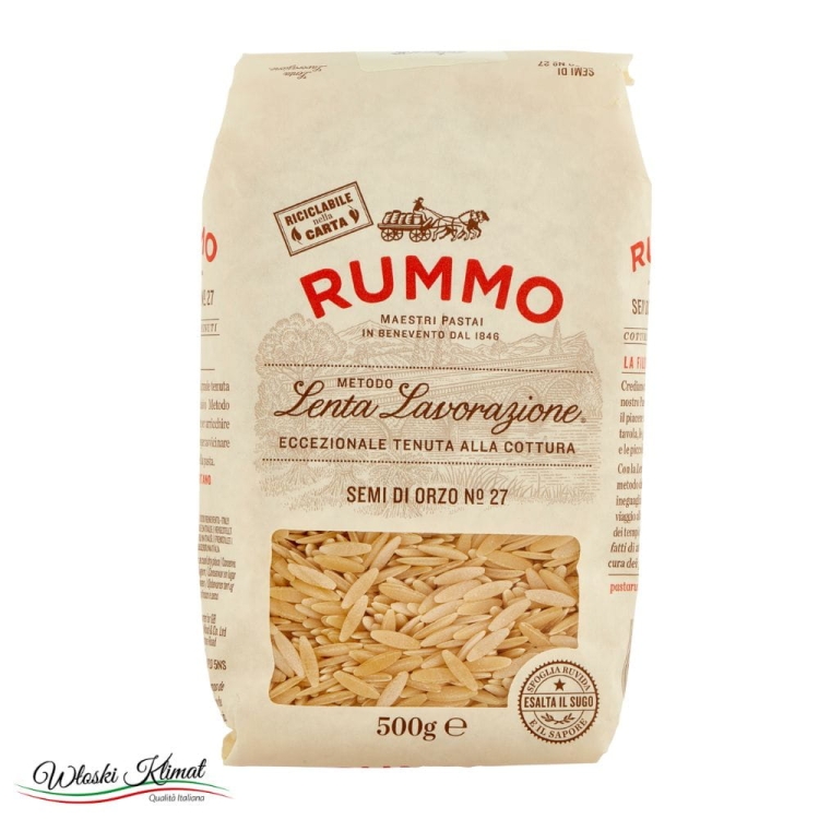 Makaron drobne ziarenka Semi di orzo nr 27 RUMMO 500g 8008343200271