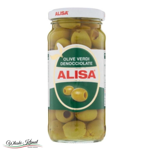 Oliwki zielone drylowane w słoiku Olive Verdi ALISA 230g 8000935406603