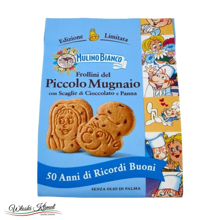 Ciastka dla dzieci z kawałkami czekolady Piccolo Mugnaio Mulino Bianco 300g Ean: 8076809586085
