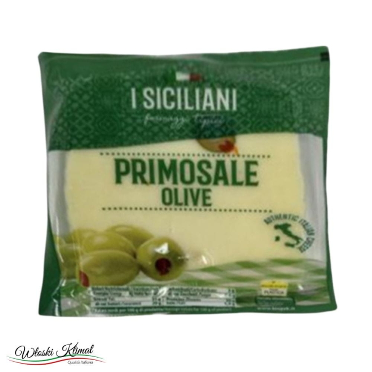 Ser z Oliwkami Primosale con Olive Verde I Siciliani 200g