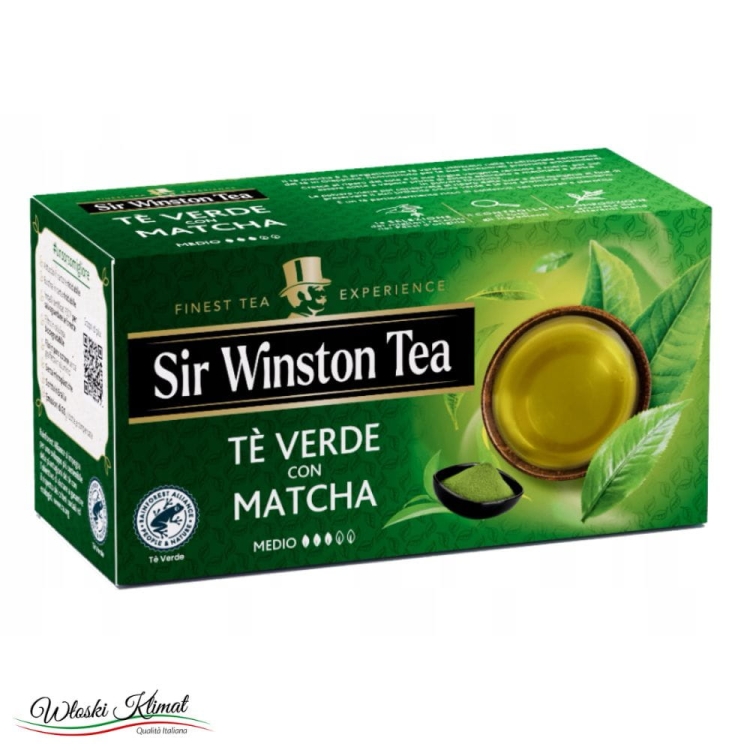 Herbata zielona z Matcha w saszetkach The Sir Winston 35g