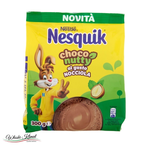Kakao w proszku o smaku orzechów laskowych Nocciola NESQUIK 300g Ean: 8445291604179