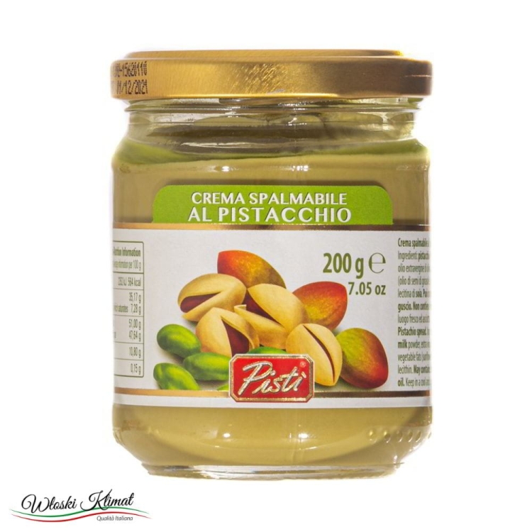 Krem pistacjowy Crema Spalmabile di Pistacchio PISTI 200g Ean: 8032523532012