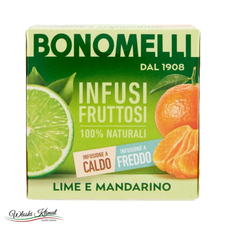 Herbata owocowa o smaku Limonki i Mandarynki Lime e Mandarino BONOMELLI 24g Ean: 8001840386318