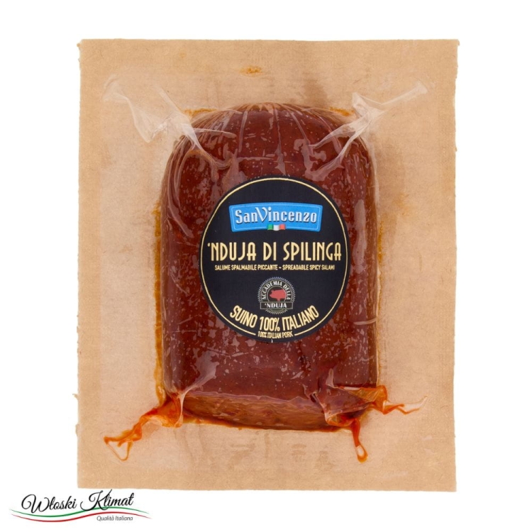 Kiełbasa pikantna do smarowania Nduja di Spilinda San Vincenzo 200g
