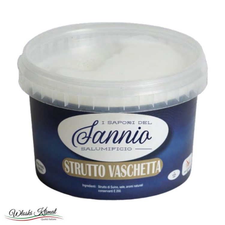 Smalec wieprzowy w wiadereczku Strutto di Maiale Sannio 500g 8005005005007