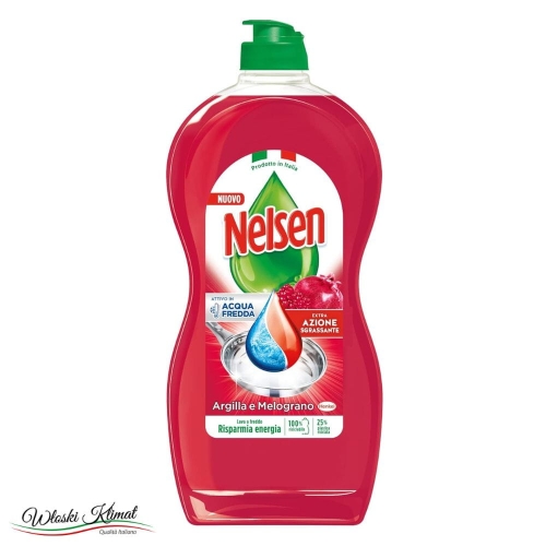 Płyn do mycia naczyń Glinka i Granat Argilla e Melograno Nelsen 850ml Ean: 8015100578313