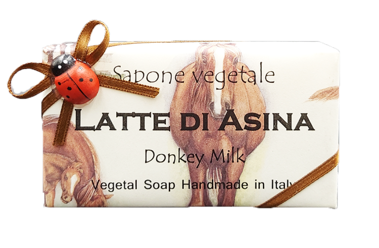 Mydło Ośle Mleko Latte di Asina Etienne 200 g EAN:8032979002879 Tradycyjna receptura mydeł włoskich oparta jest na najwyższej jakości olejach pochodzenia roślinnego, które mają działanie nawilżające, odżywiające, regenerujące oraz łagodzące podrażnienia.