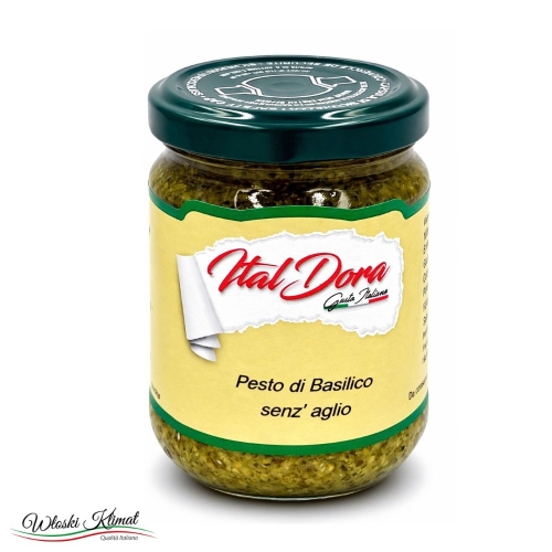 Pesto z bazylii bez czosnku Ital Dora 180g