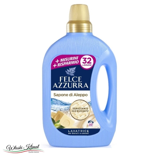 Płyn do prania o zapachu mydła Aleppo Felce Azzurra 1595ml 8001280409585