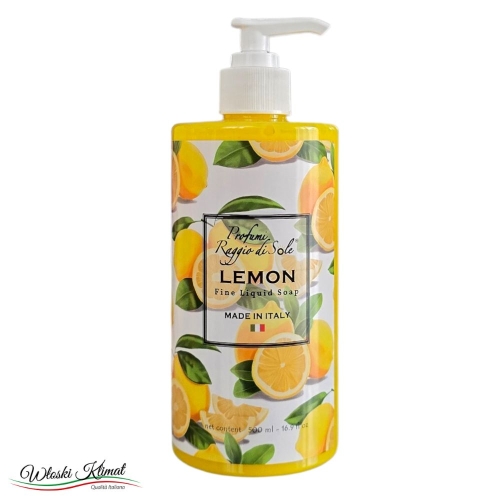 Mydło w płynie Cytryna Lemon Raggio di Sole 500ml 8059016850026