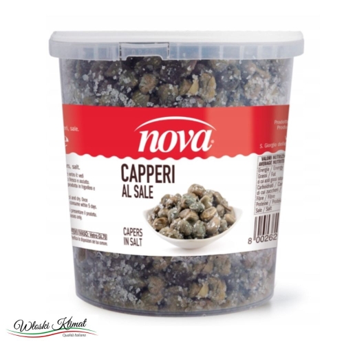 Kapary w soli morskiej Capperi al Sale NOVA 1KG 8002622002426