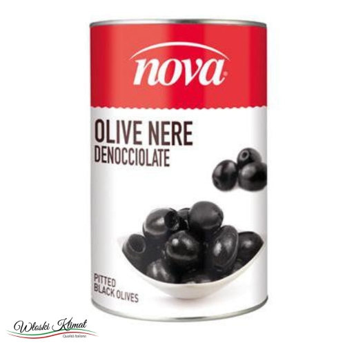 Oliwki czarne bez pestki drylowane Olive Nere NOVA 4250ml 8002622032362