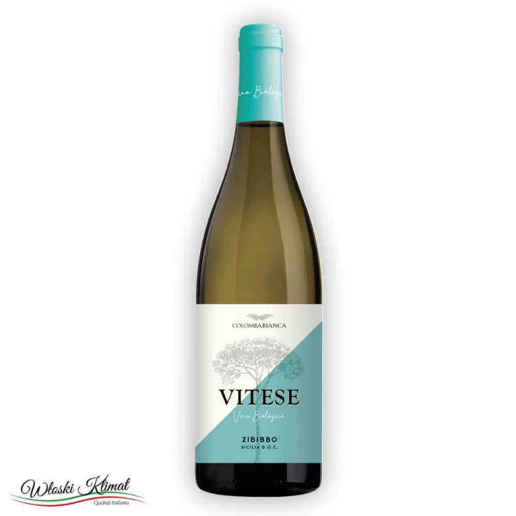 Wino białe Vitese Zibibbo Bio & Vegan Colomba Bianca 750ml 8032700972945