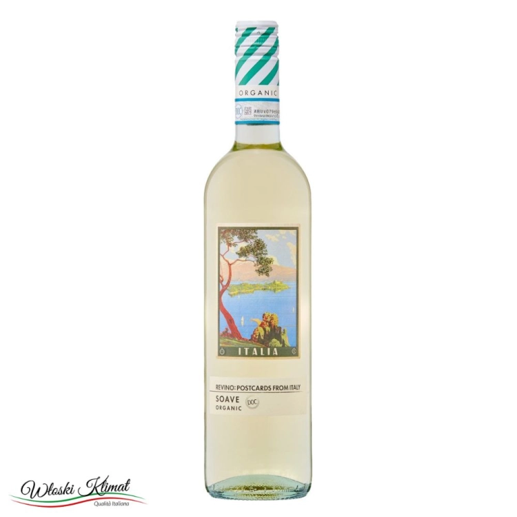 Wino białe Ekologiczne Revino Postcard from Italy Soave Organic 750m