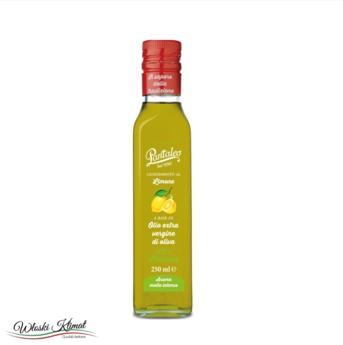 Oliwa z oliwek Extra Vergine z Cytryną Al Limone 100% Italiano Pantaleo 250ml.jpg    EAN:8003403001362