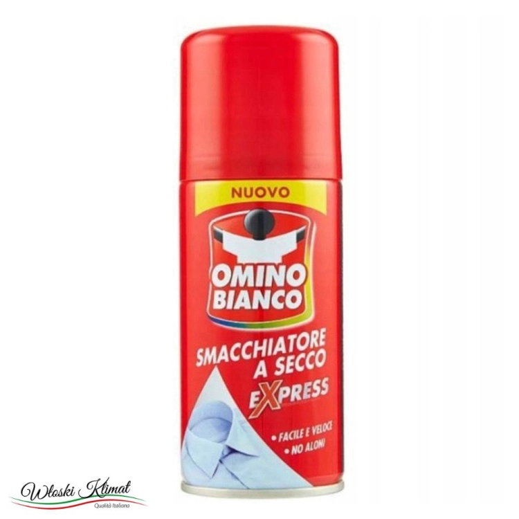 Odplamiacz Ekspresowy na sucho w sprayu Omino Bianco 125ml