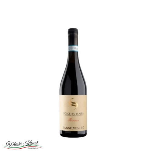 Wino wytrawne czerwone DOLCETTO D'ALBA DOC PRIMAIO SAN SILVESTRO 750ML EAN: 8008156301318