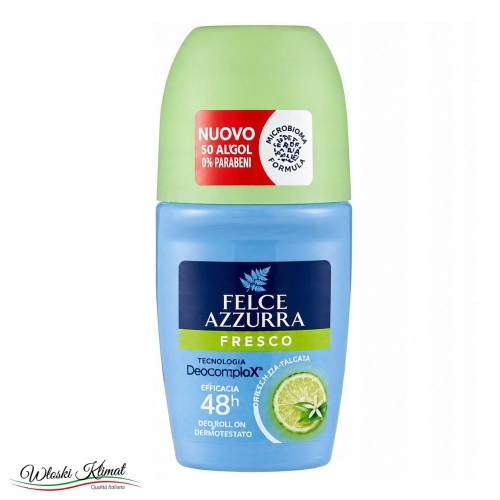 Dezodorant roll-on świeży zapach Fresh Felce Azzurra 50ml 80818175