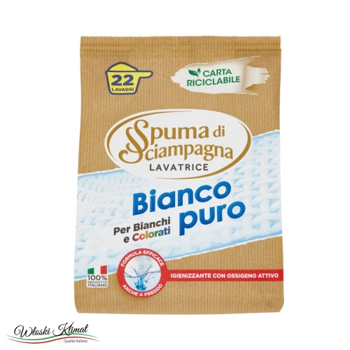 Proszek do prania Bianco Puro 22prania Spuma di Sciampagna 900g