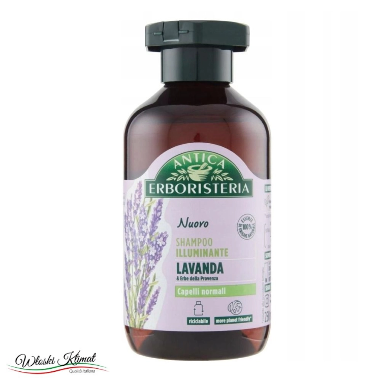 Szampon do włosów rozświetlający Lawendowy Lavenda Antica Erboristeria 250ml 4068795000632