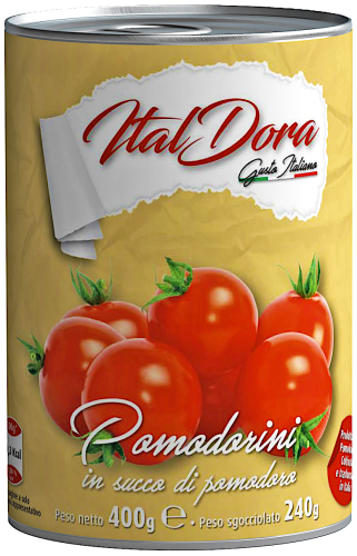 Pomidorki koktajlowe Ciliegini / Cherry Ital Dora 400g EAN:8054794290019