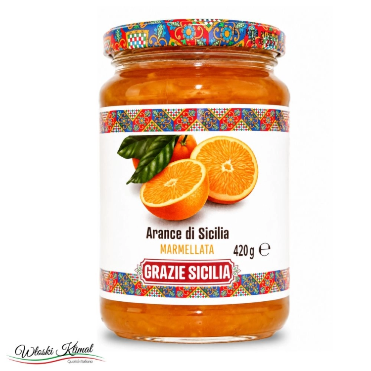 Marmolada z Pomarańczy Arance di Sicilia Agrisicilia 420g