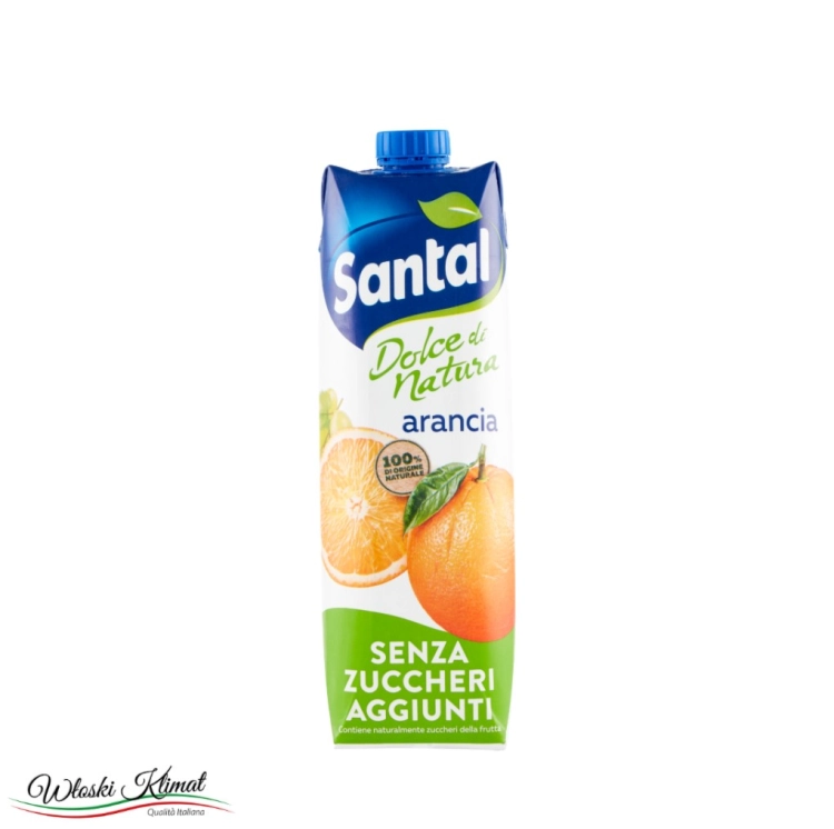 Napój z pomarańczy bez dodatku cukru Arancia Zero SANTAL  1L EAN:8002580001691