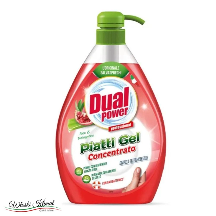 Płyn do mycia naczyń Aloes i Granat Aloe&Melograno DUAL Power 1L