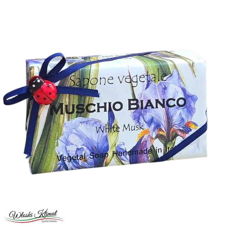 Mydło roślinne Białe Piżmo Muschio Bianco Etienne 200g  8032979002350