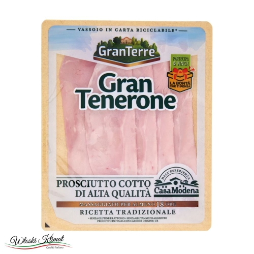 Szynka gotowana Prosciutto Cotto Alta Qualita Gran Tenerone Gran Terre 110g