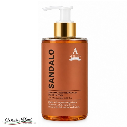 Męski żel pod prysznic/szampon Drzewo sandałowe Sandalo ALCHIMIA 340ml