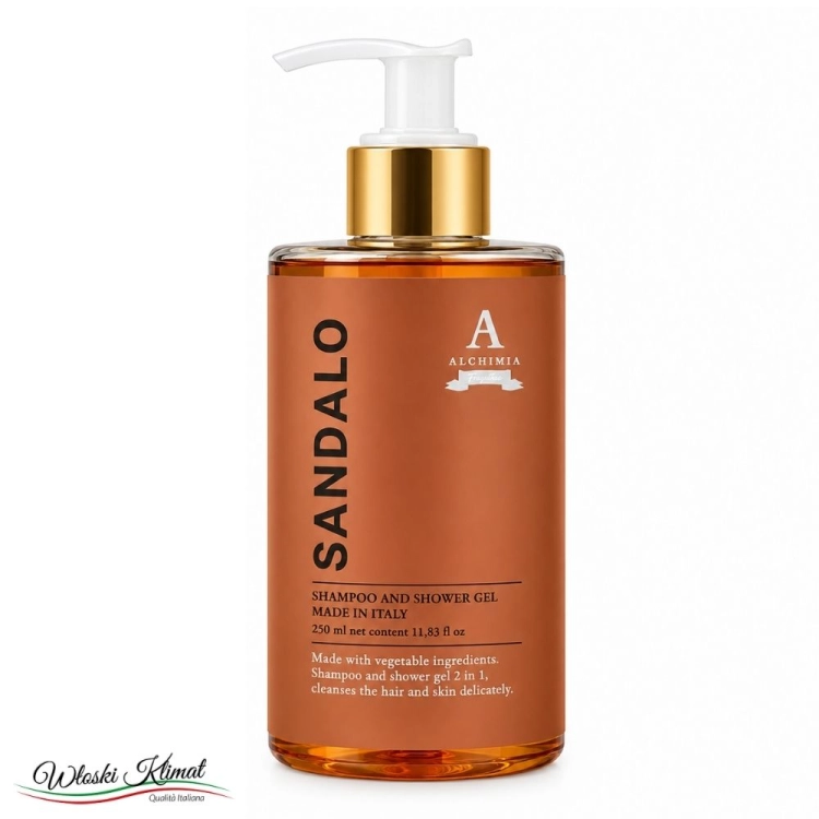 Męski żel pod prysznic/szampon Drzewo sandałowe Sandalo ALCHIMIA 340ml