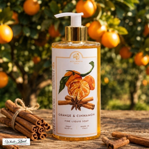 Mydło w płynie Pomarańcza i Cynamon Arancio & Cannella ALCHIMIA 500ml