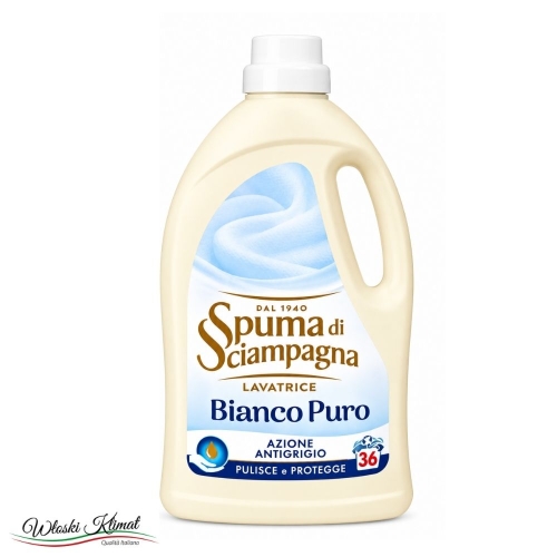 Płyn do prania (białe i kolorowe) Bianco Puro Spuma di Sciampagna 1,62L