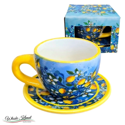 Komplet Filiżanka z talerzykiem do kawy espresso nr 1 in box Etienne 96 by L&G