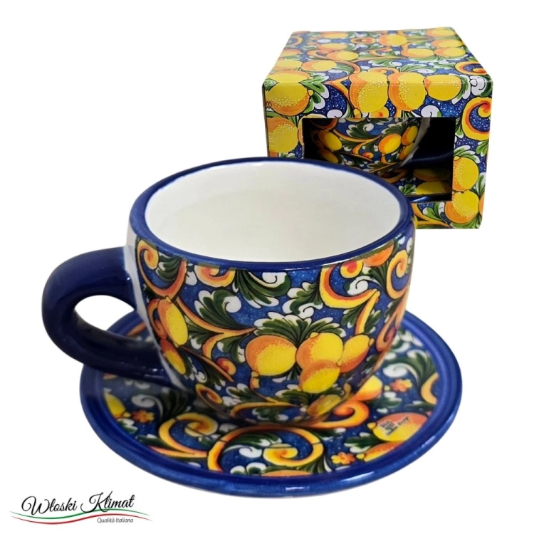 Komplet Filiżanka z talerzykiem do kawy espresso nr 2 in box piccola Etienne 96 by L&G