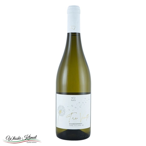 Wino białe Chardonnay Terre Siciliane IGP Tre Venti Cantine Birgi 750ml