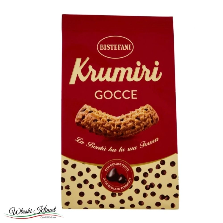 Ciastka kruche z czekoladą Krumiri marki Bistefani 290g