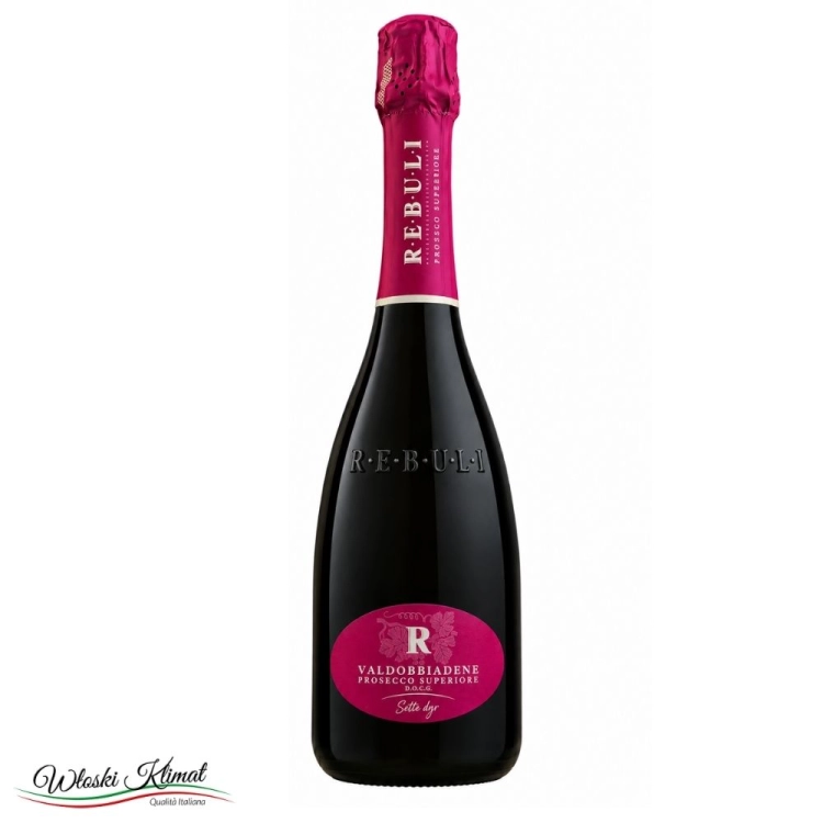 Wino musujące Prosecco Superiore D.O.C.G. Valdobbiadene Sette Grammi Rebuli 750ml