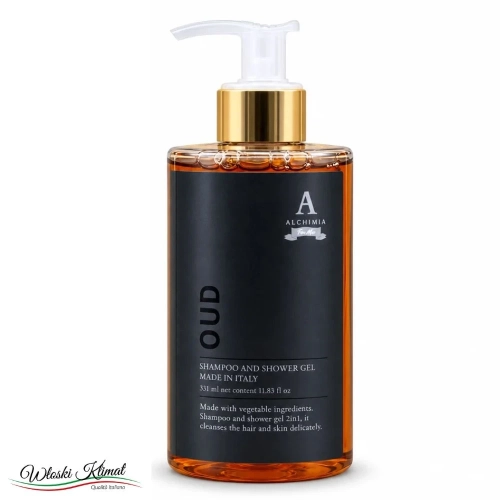 Męski żel pod prysznic/szampon Żywica Drzewa Arganowego Oud marki ALCHIMIA 340ml