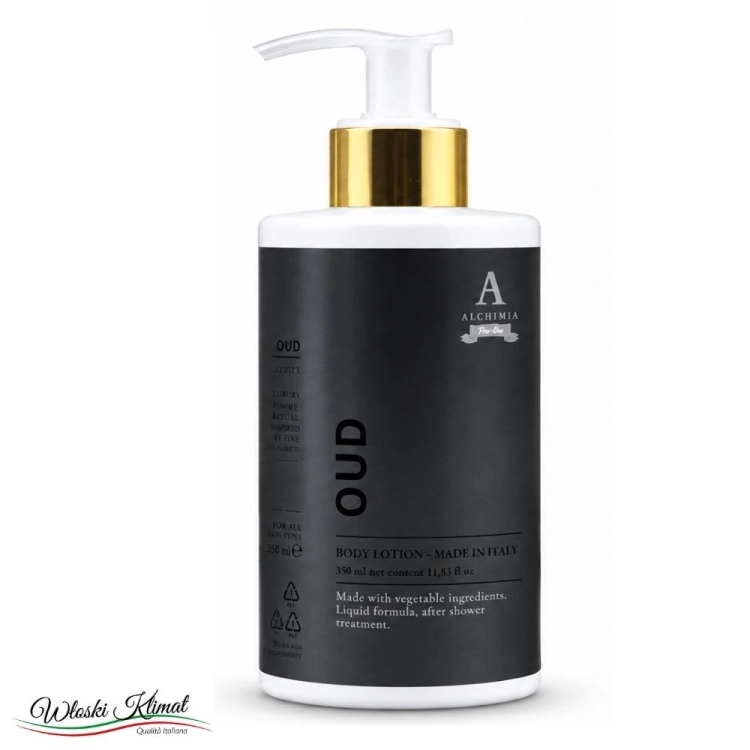 Balsam do ciała męski Żywica Drzewa Arganowego Oud marki ALCHIMIA 340ml