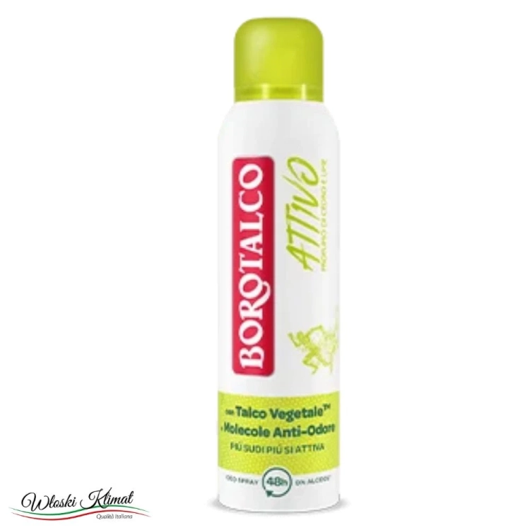 Dezodorant Cydr i Limonka Attivo Cedro & Lime Borotalco 150ml
